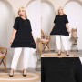 227968 black TUNIC toptan bayan giyim