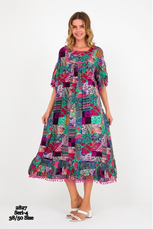 355 patterned DRESS