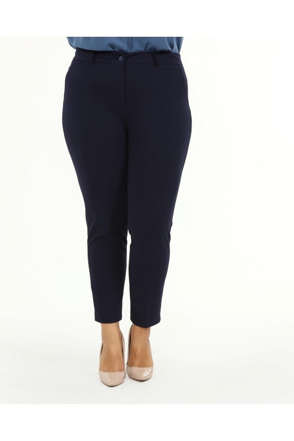 81579 Navy blue TROUSERS