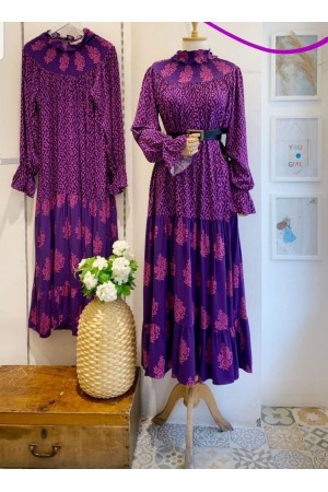 81726 patterned DRESS