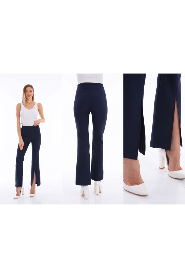 82617 Navy blue TROUSERS