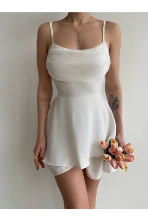 89067 white DRESS