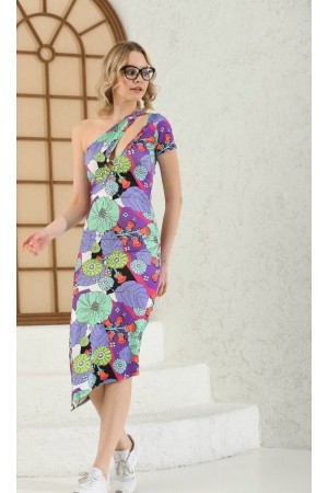 91067 patterned DRESS