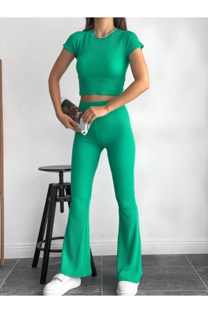 91098 GREEN Tights suit