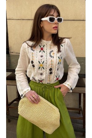 91866 patterned BLOUSE