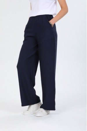 93813 Navy blue TROUSERS