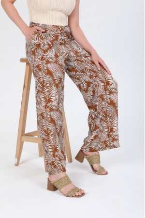 93814 patterned TROUSERS