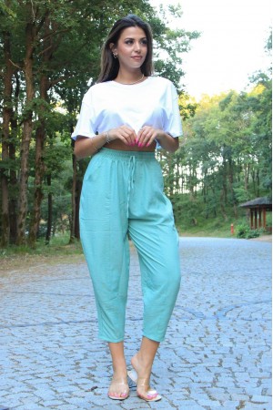 94575 water blue TROUSERS