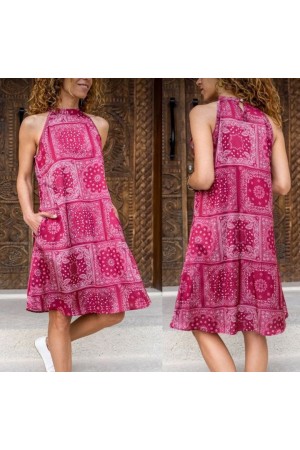95069 patterned DRESS