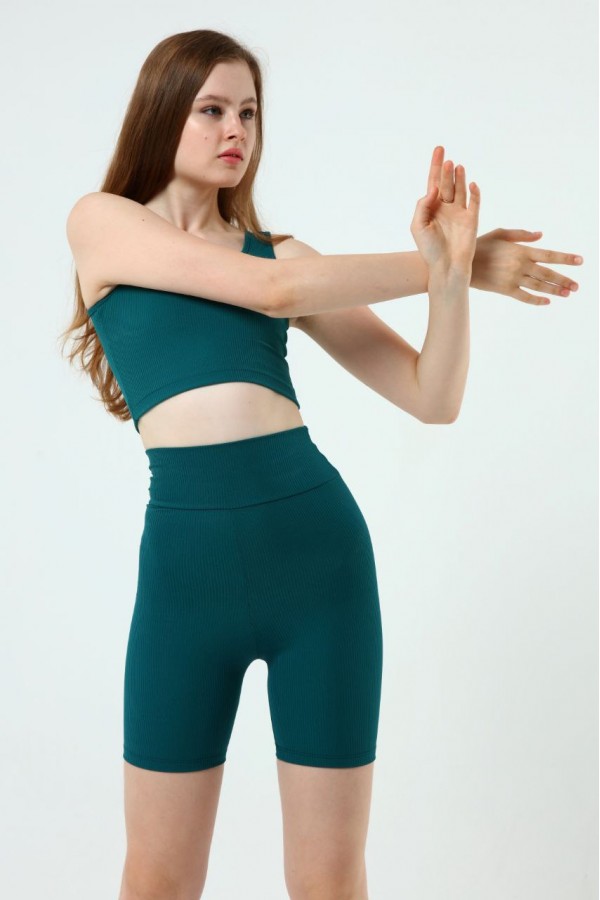 95517 GREEN Tights suit