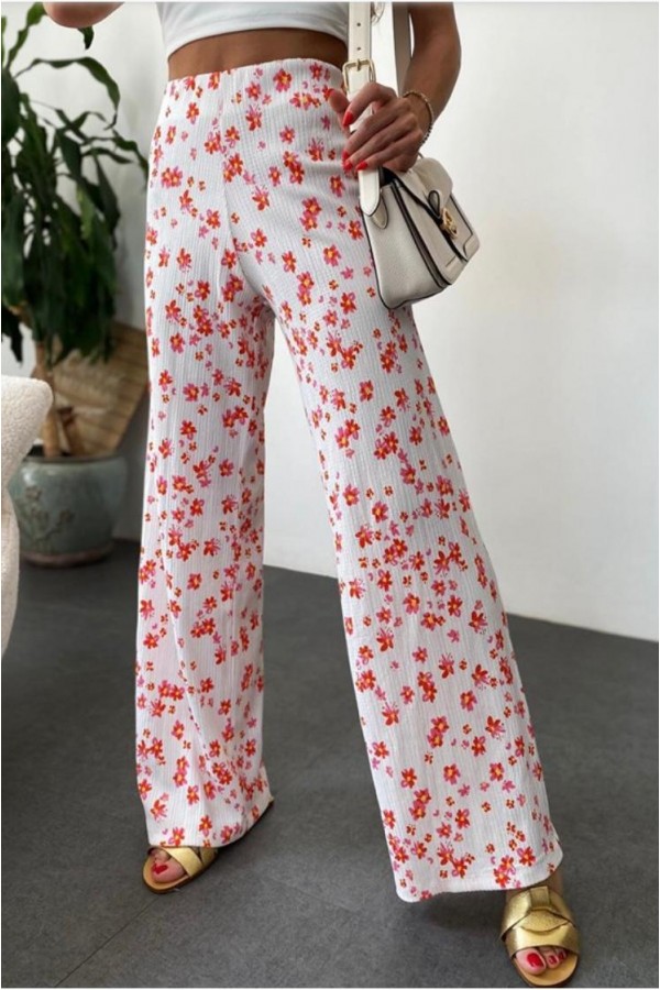 96850 patterned TROUSERS