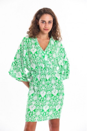97950 patterned DRESS