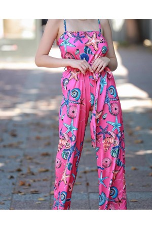 98097 patterned OVERALLS