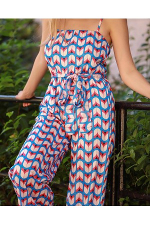 98098 patterned OVERALLS
