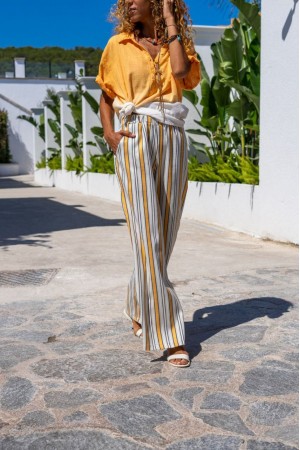 99721 striped TROUSERS